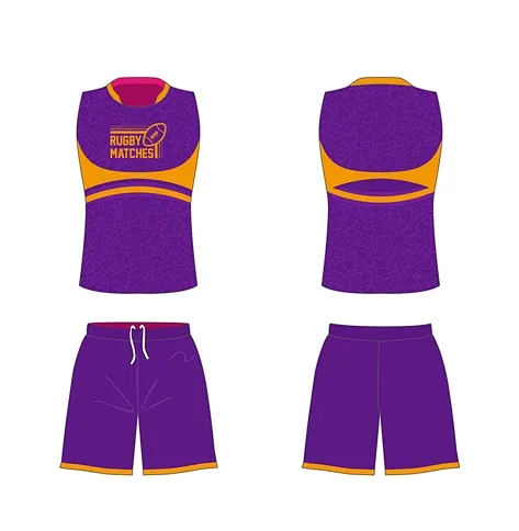 Sleeveless rugby uniform